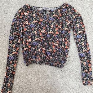 American Eagle soft& sexy floral shirt size XS